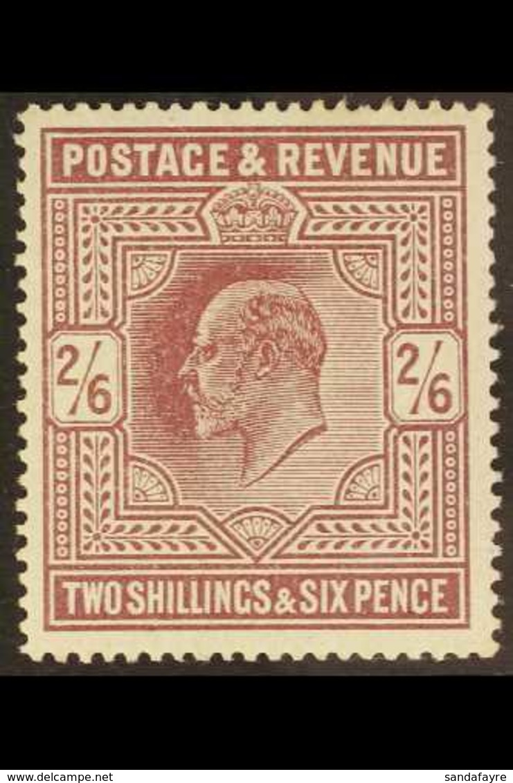 1911-13 2s6d Dull Grey- Purple On Ordinary Paper, Somerset House, SG 315, Fine Mint, Large Part OG, Fresh & Attractive.  - Ohne Zuordnung