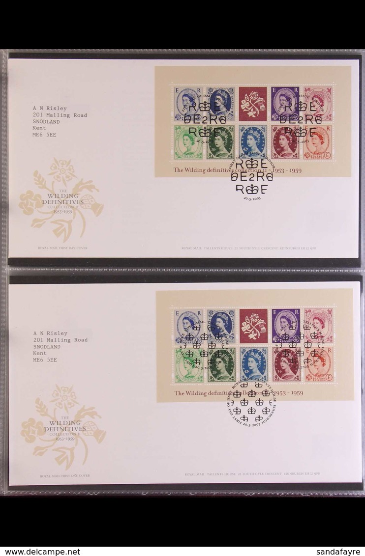 2002-08 FIRST DAY COVERS COLLECTION Housed In FIVE Royal Mail FDC Albums, we See 2002-08 Commems. Largely Complete, Most - Otros & Sin Clasificación