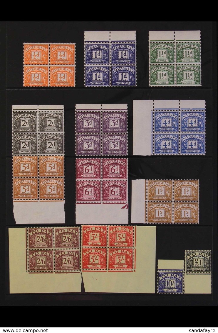 POSTAGE DUES 1959-63 Watermark Multi St Edwards Crown Complete Set, SG D56/D68, Never Hinged Mint, With All Values To 5s - Sonstige & Ohne Zuordnung