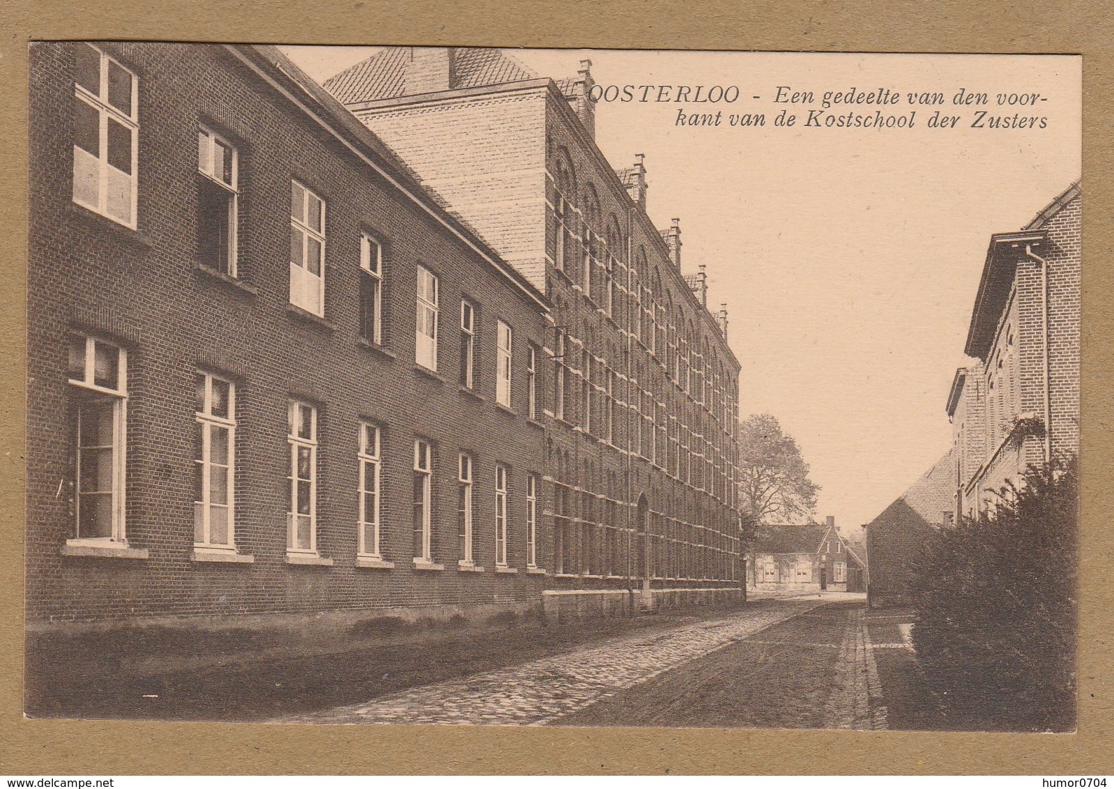 Oosterlo ( Geel )  OOSTERLOO   Een Gedeelte Van Den Voorkant Van De Kostschool Der Zusters +Yv 198 Sterstempel - Geel