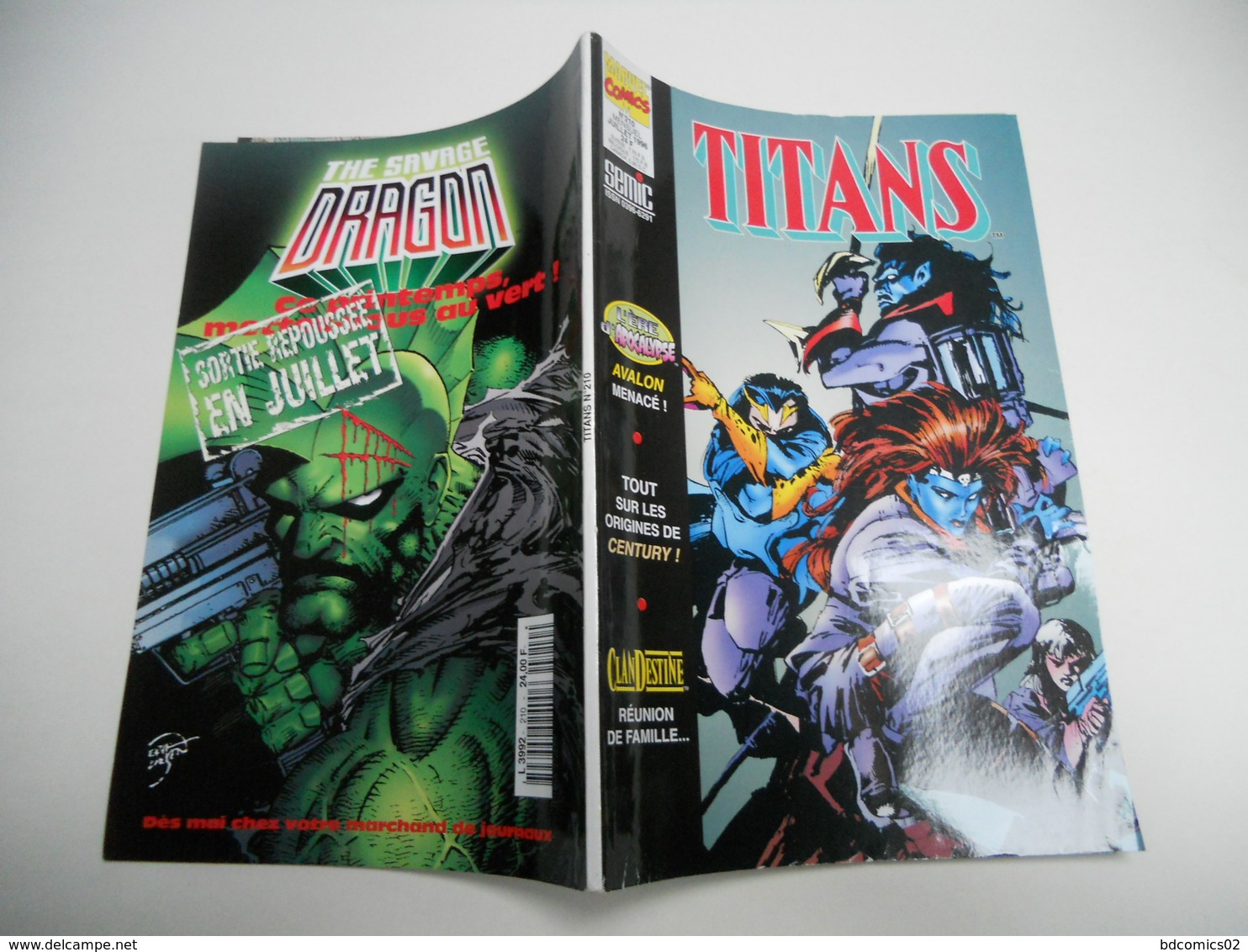 Titans Semic N°210 Century X Calibre Clandestine /// EDITION SEMIC TBE - Titans