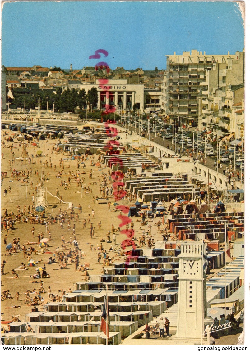 85 - SABLES D' OLONNE - LE REMBLAI- L' HORLOGE ET LE GRAND CASINO -1975 - Sables D'Olonne