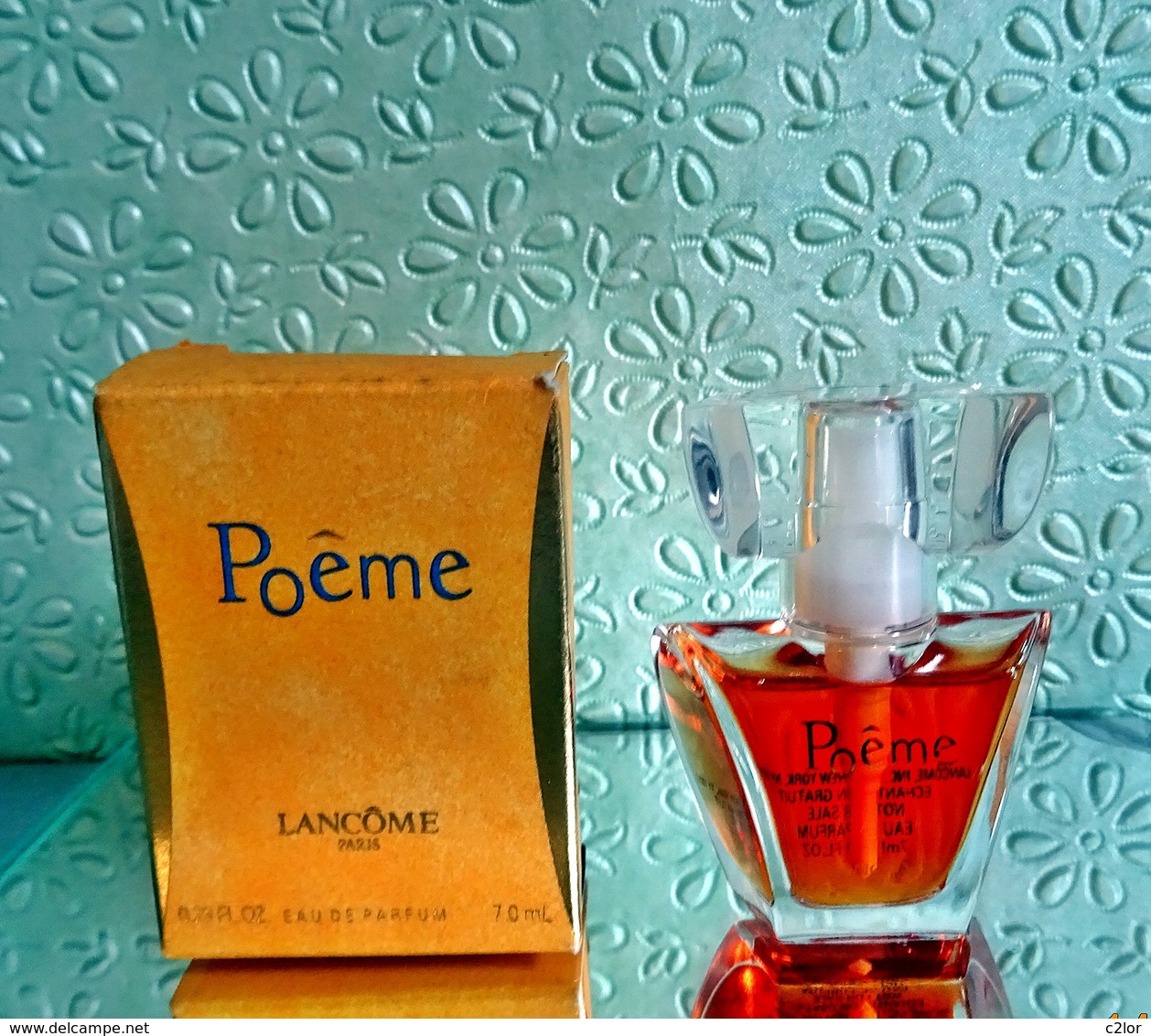 Miniature " POÈME "  De LANCÔME Eau De Parfum Spray  7 Ml Dans Sa Boîte (M76-3) - Miniatures Womens' Fragrances (in Box)