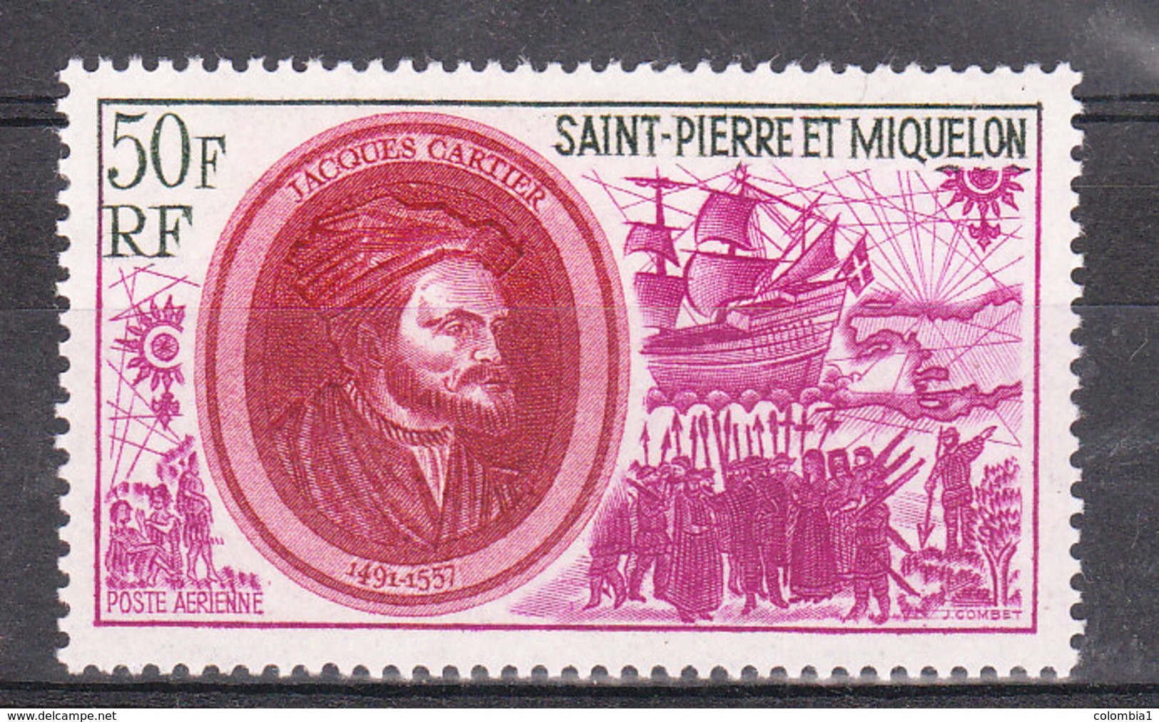 SAINT PIERRE ET MIQUELON YT PA 50 Neuf ** - Used Stamps