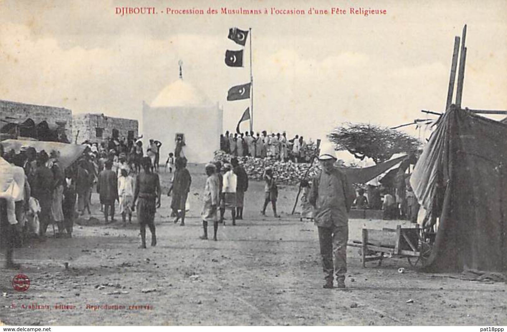 DJIBOUTI  - Procession Des Musulmans à L'occasion D'une Fête Religieuse - CPA - - Djibouti