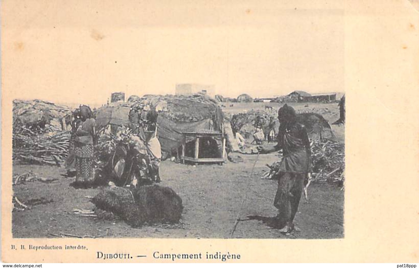 DJIBOUTI  - Campement Indigène - CPA - - Djibouti