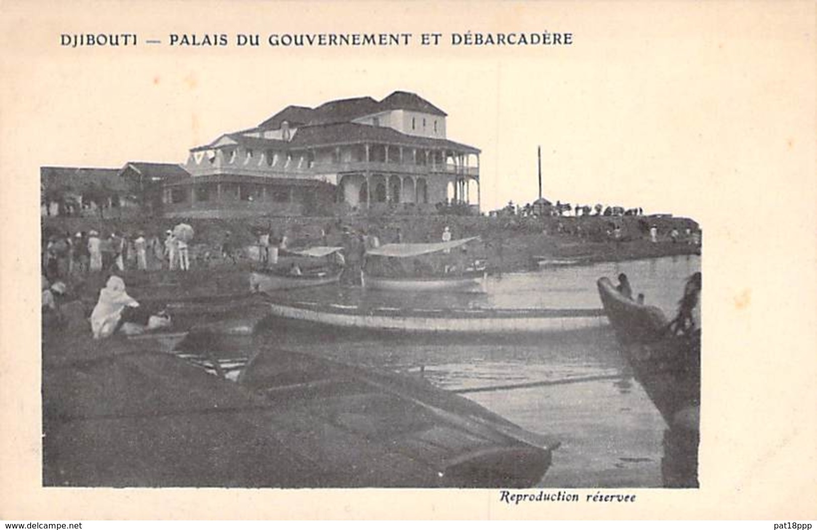DJIBOUTI - Palais Du Gouvernement Et Débarcadère - CPA - - Djibouti