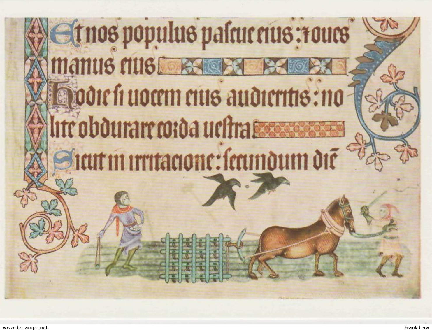 Postcard - Artifax - Harrowing, Luttrell Psalter, English AD.1335 - 40 - Unused Very Good - Unclassified