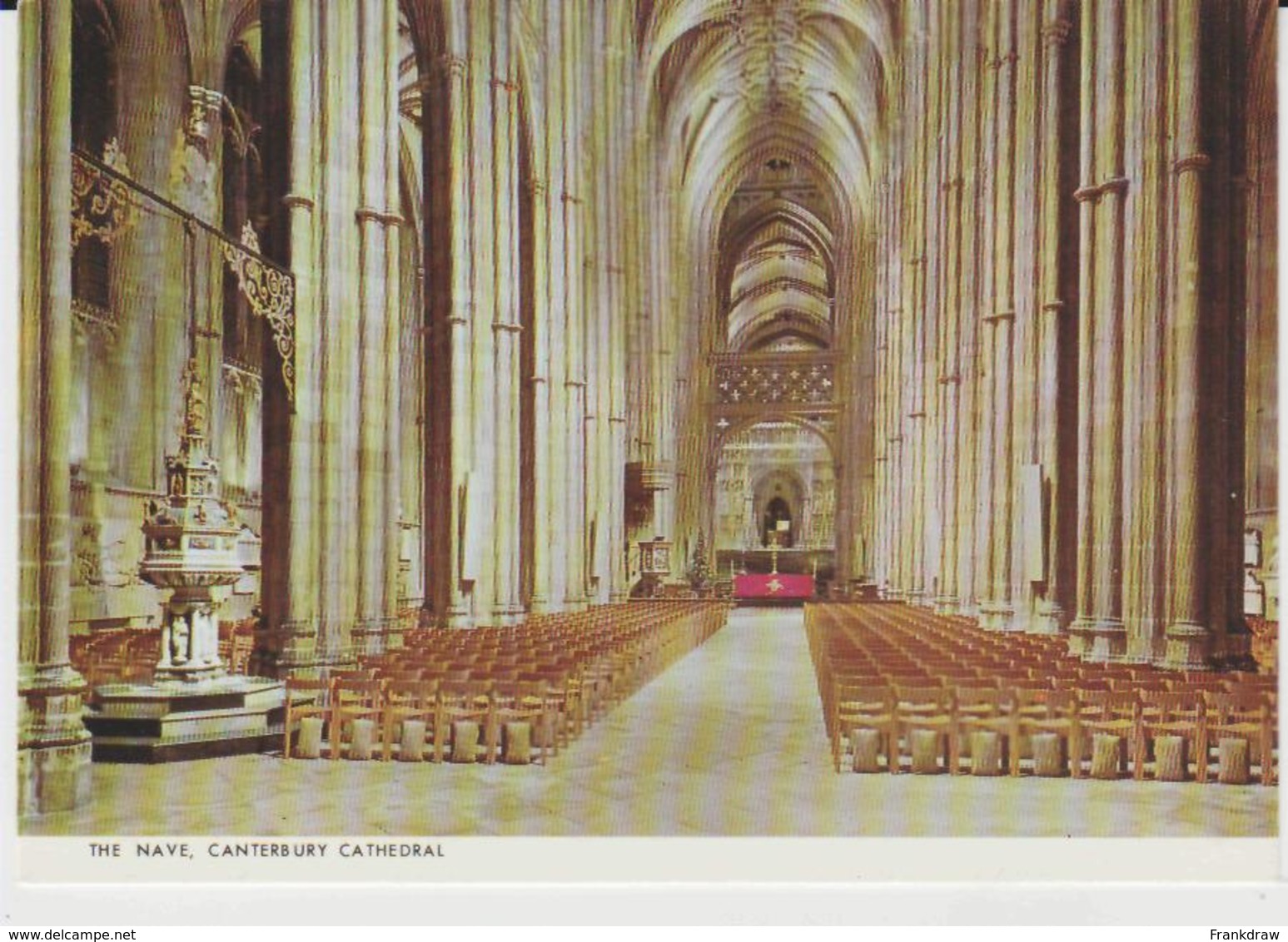 Postcard - Churches - The Nave Canterbury Cathedral - Unused  Very Good - Unclassified