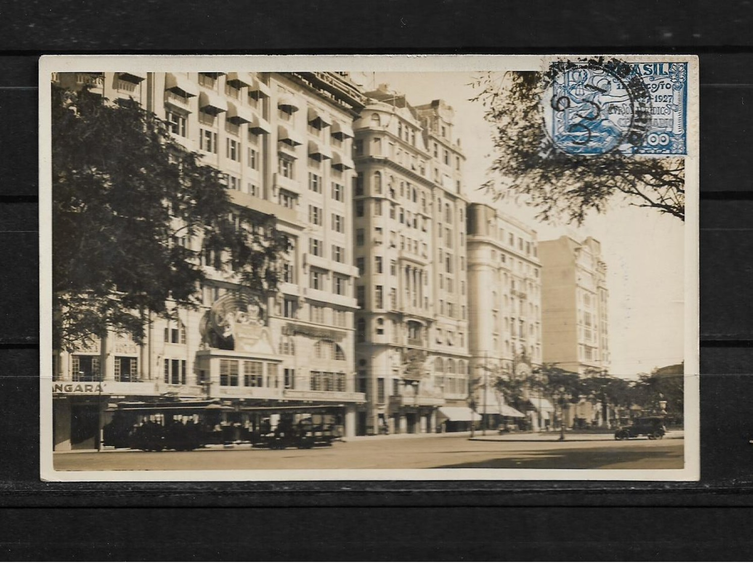 Brasil 1927 Tarjeta Circulada De Rio De Janeiro A Colombia - Rio De Janeiro