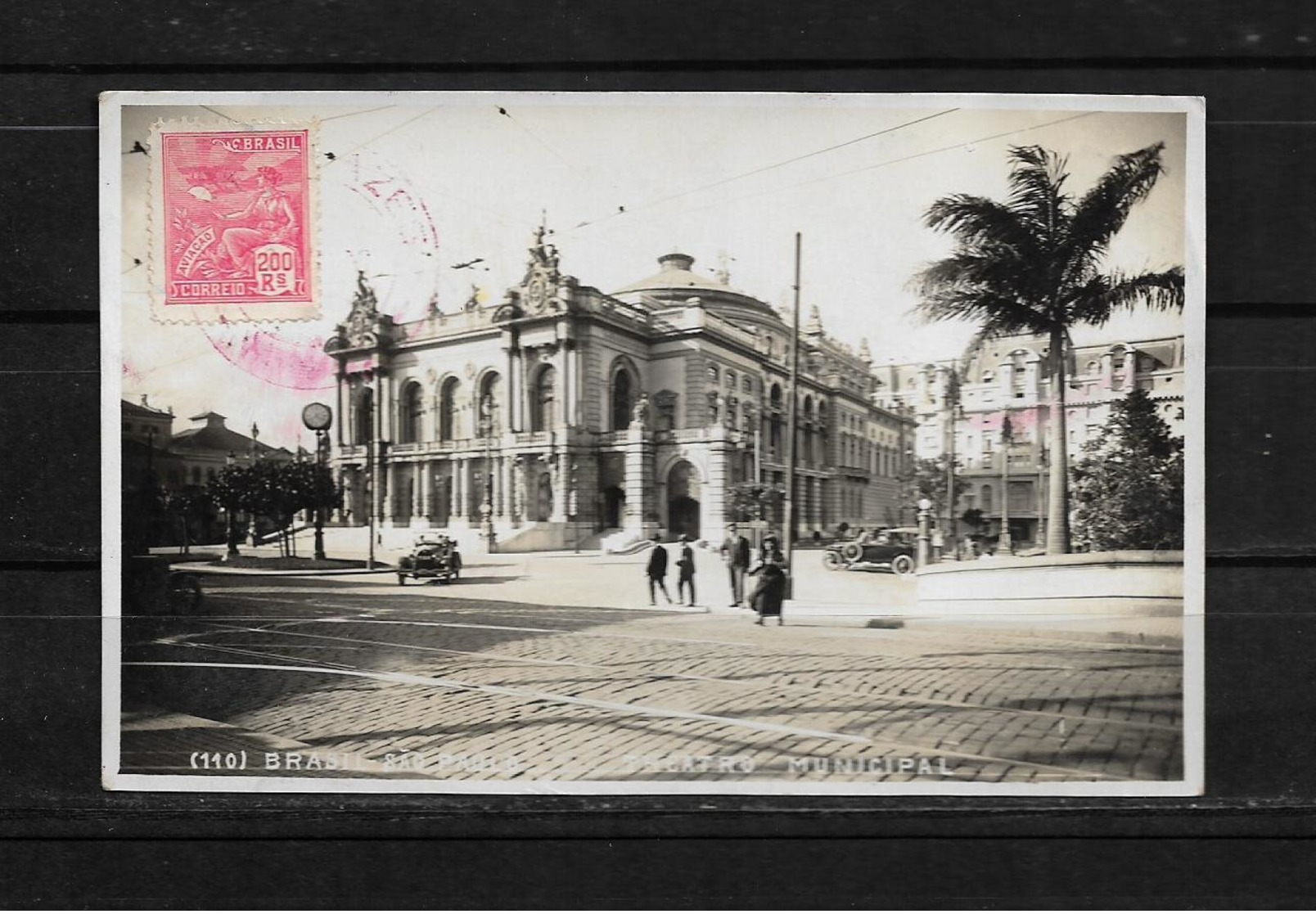 Brasil 1928 Tarjeta Postal Circulada De Sao Paulo A Colombia - São Paulo