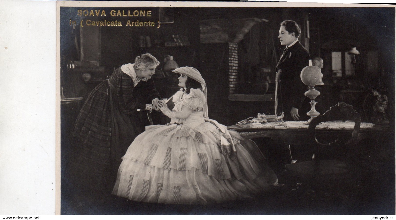 La  Cavalcata  Ardente  ,  Film Del 1925  , Soava  Gallone  , Stanislava  Winawer - Attori