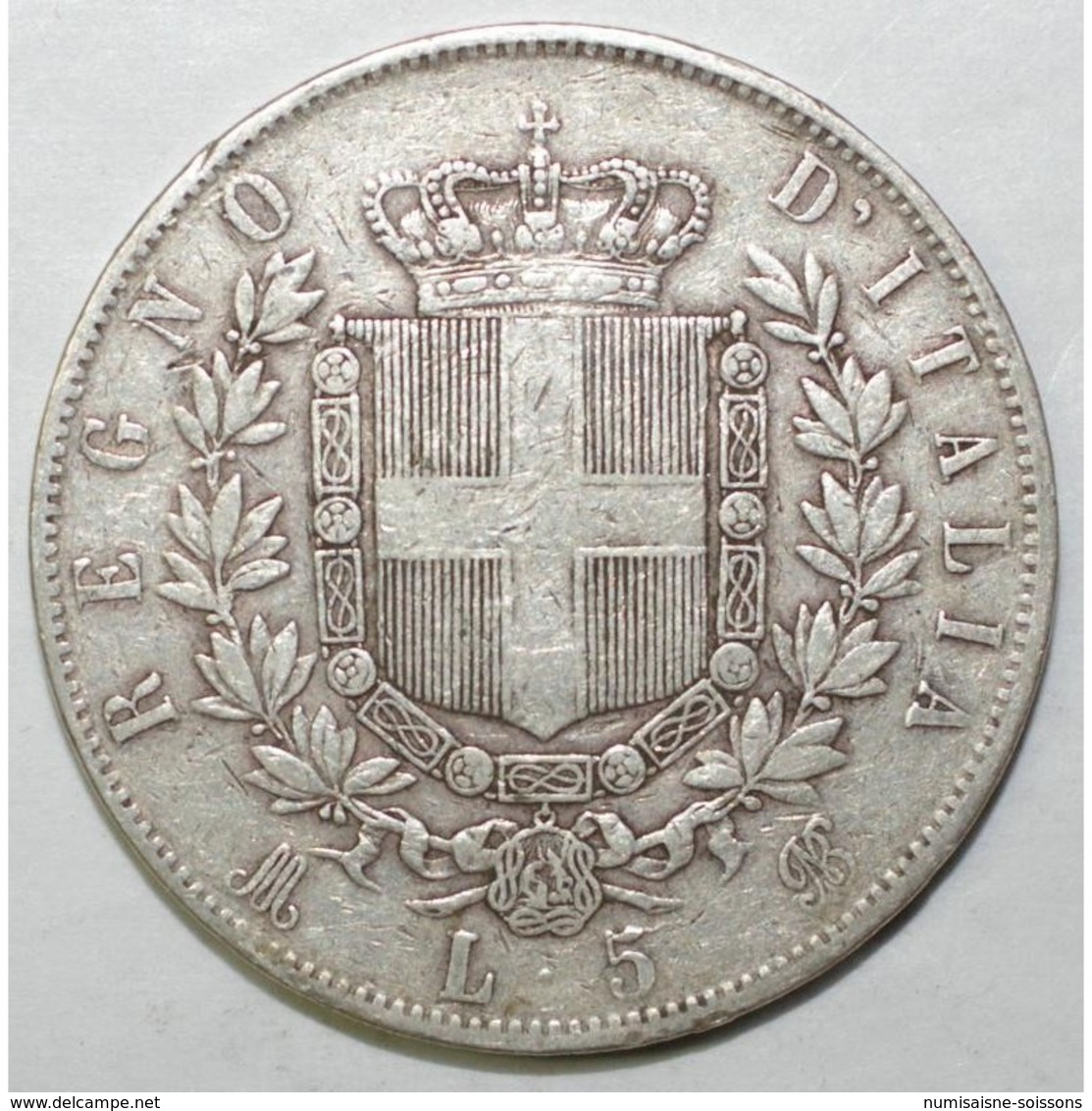 ITALY - 5 LIRE 1873 - M - VITTORIO EMANUELE - TRES TRES BEAU - - 1861-1878 : Victor Emmanuel II