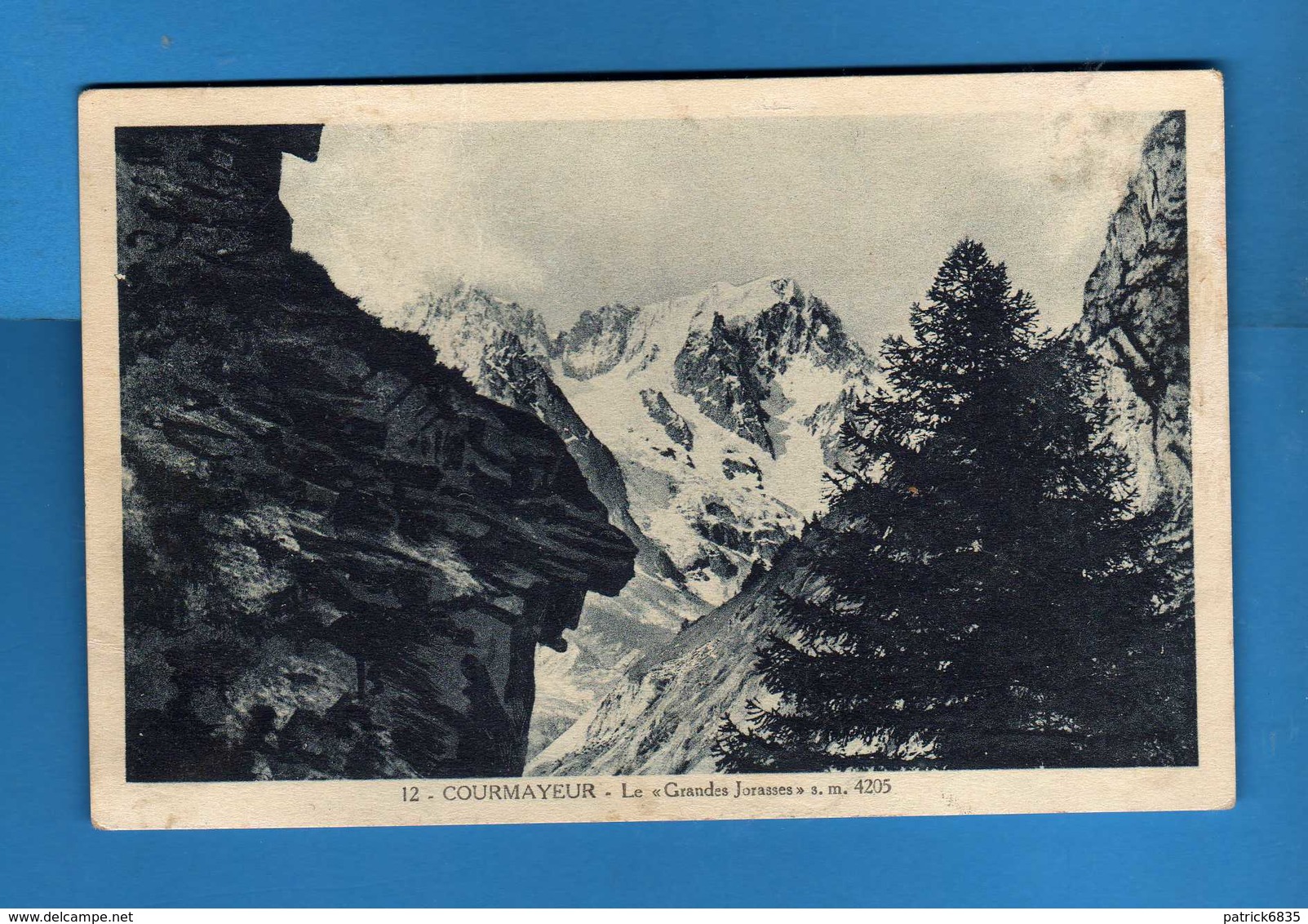 CORMAYEUR - Le GRANDES JORASSES. Viaggiata 16/05/1932. Vedi Descrizione - Altri & Non Classificati