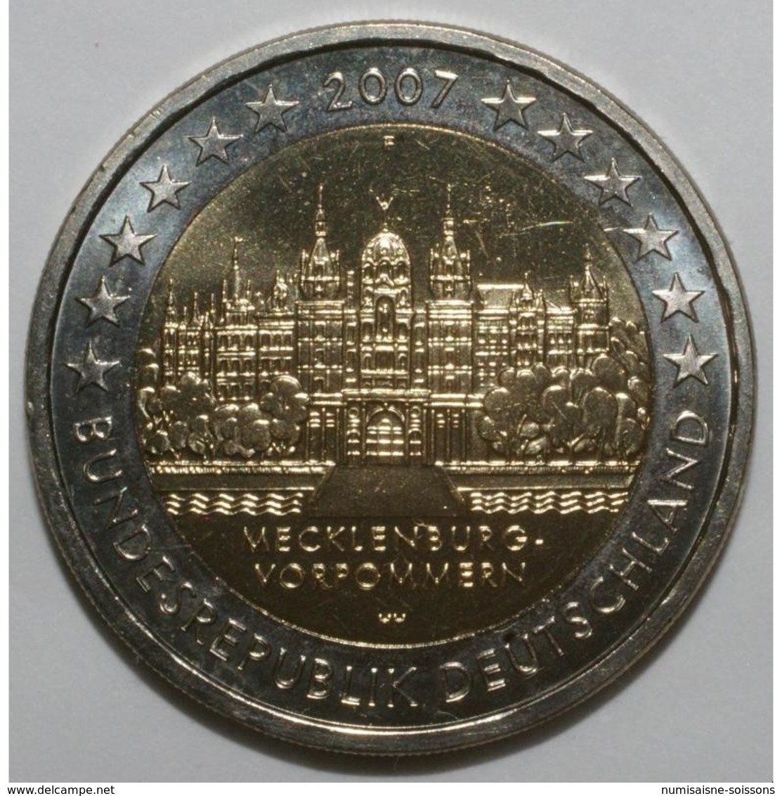 ALLEMAGNE - 2 EURO 2007 - CASTLE OF SCHWERIN - SUP/FDC - - Germany