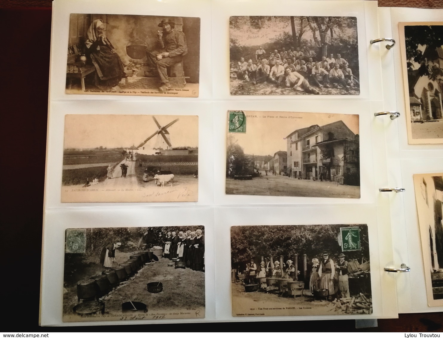 Magnifique Lot 224 Cartes dans Album Lindner Toutes Scannées beaucoup de Selections Cartes Photos ...  CPA Divers France