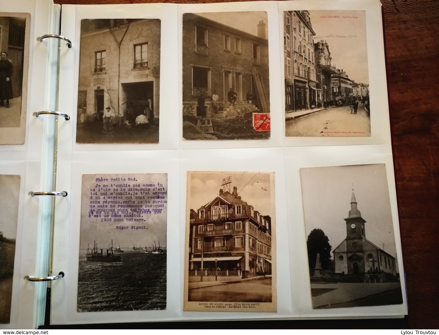 Magnifique Lot 224 Cartes dans Album Lindner Toutes Scannées beaucoup de Selections Cartes Photos ...  CPA Divers France