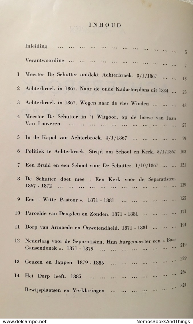 Achterbroek, Opstandig Dorp (1867-1885) - A Tireliren - 1963 - Kalmthout - Histoire