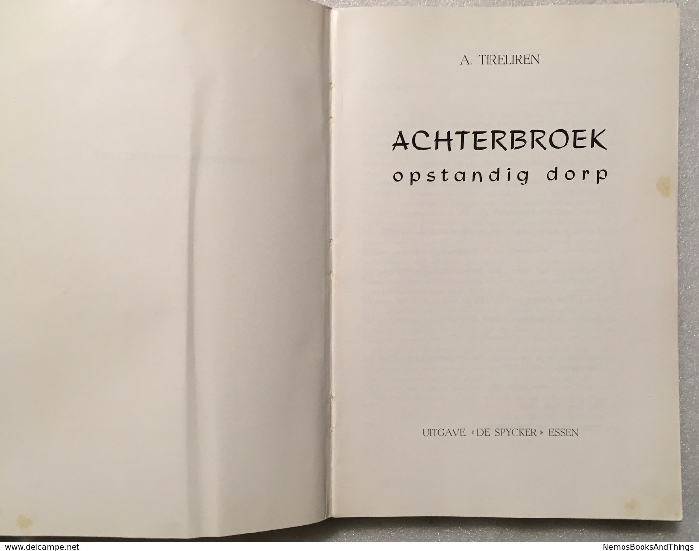 Achterbroek, opstandig dorp (1867-1885) - A Tireliren - 1963 - Kalmthout