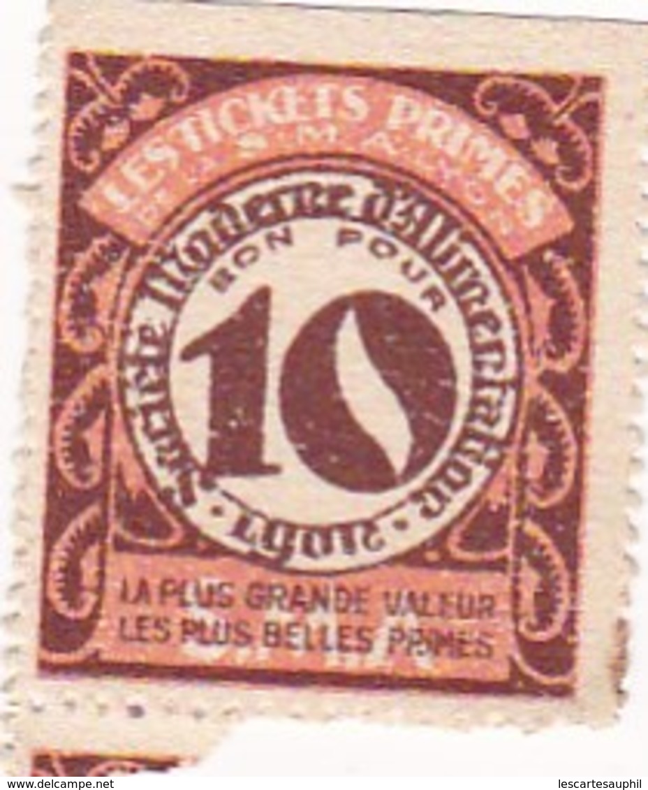 Lot  8 Monnaie De Nécessité "Les Tickets Primes Société  Moderne Alimentaire - Bon Pour 3 - 10 Et 1 - Bons & Nécessité