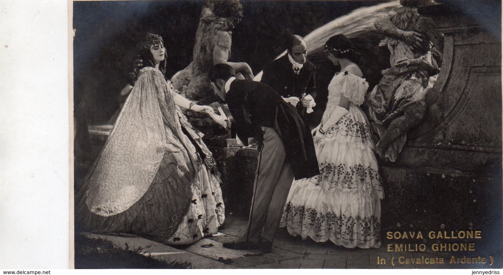 La  Cavalcata  Ardente  ,  Film Del 1925  , Soava  Gallone  , Stanislava  Winawer  , Emilio  Ghione - Attori