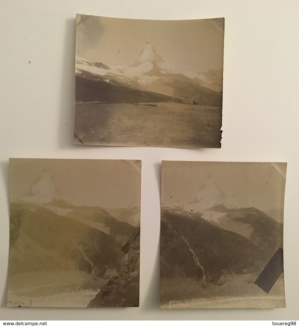 Lot De 30 Photos. Montagne. Glaciers. Alpes. - Anciennes (Av. 1900)