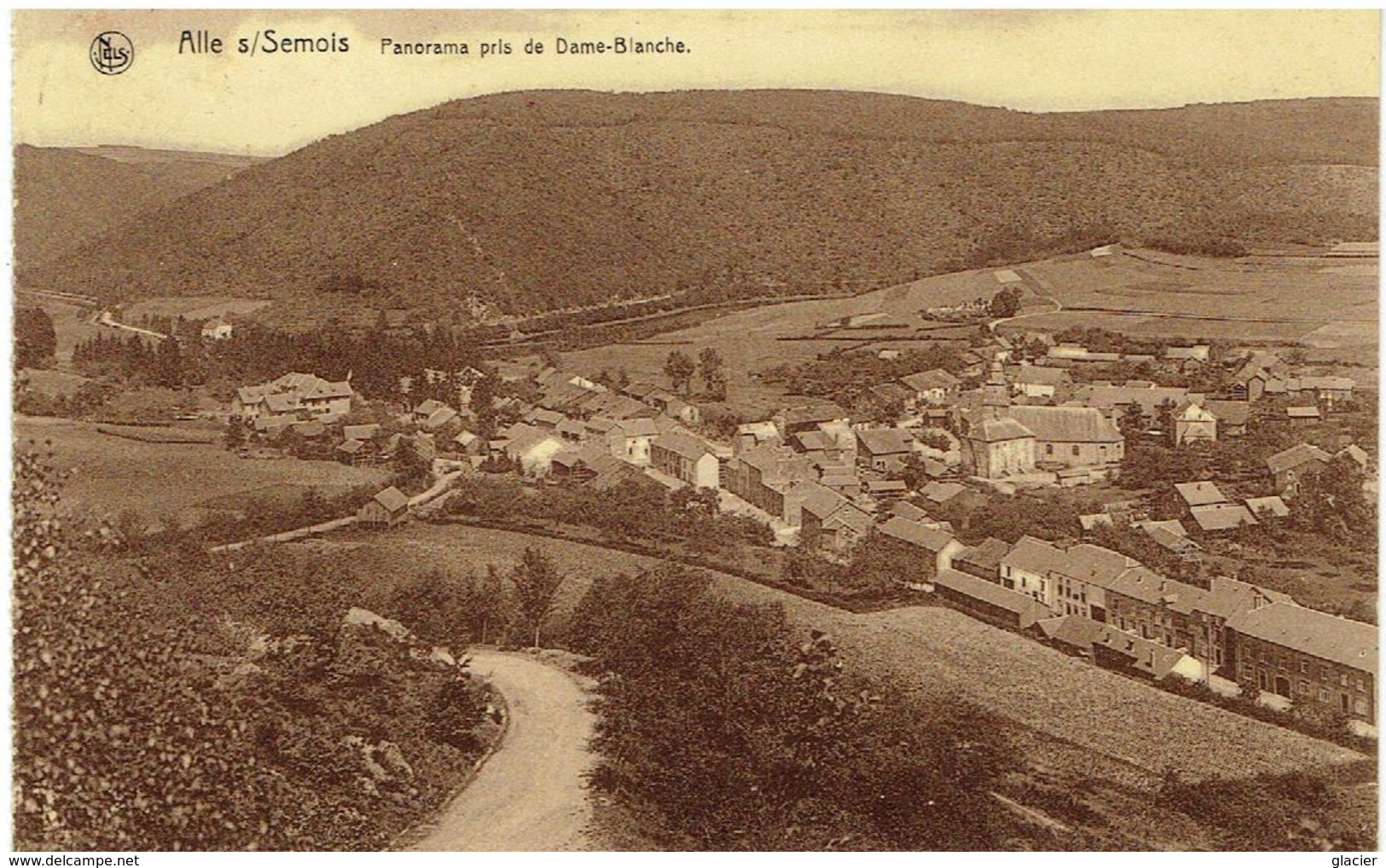 ALLE - Vresse-sur-Semois - Panorama Pris De Dame Blanche - Edit. Hôtel Hoffann - Vresse-sur-Semois