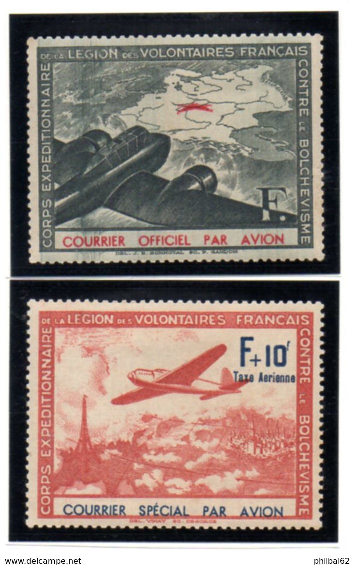 LVF, 1941. N° 2 Et 3 * - Liberación