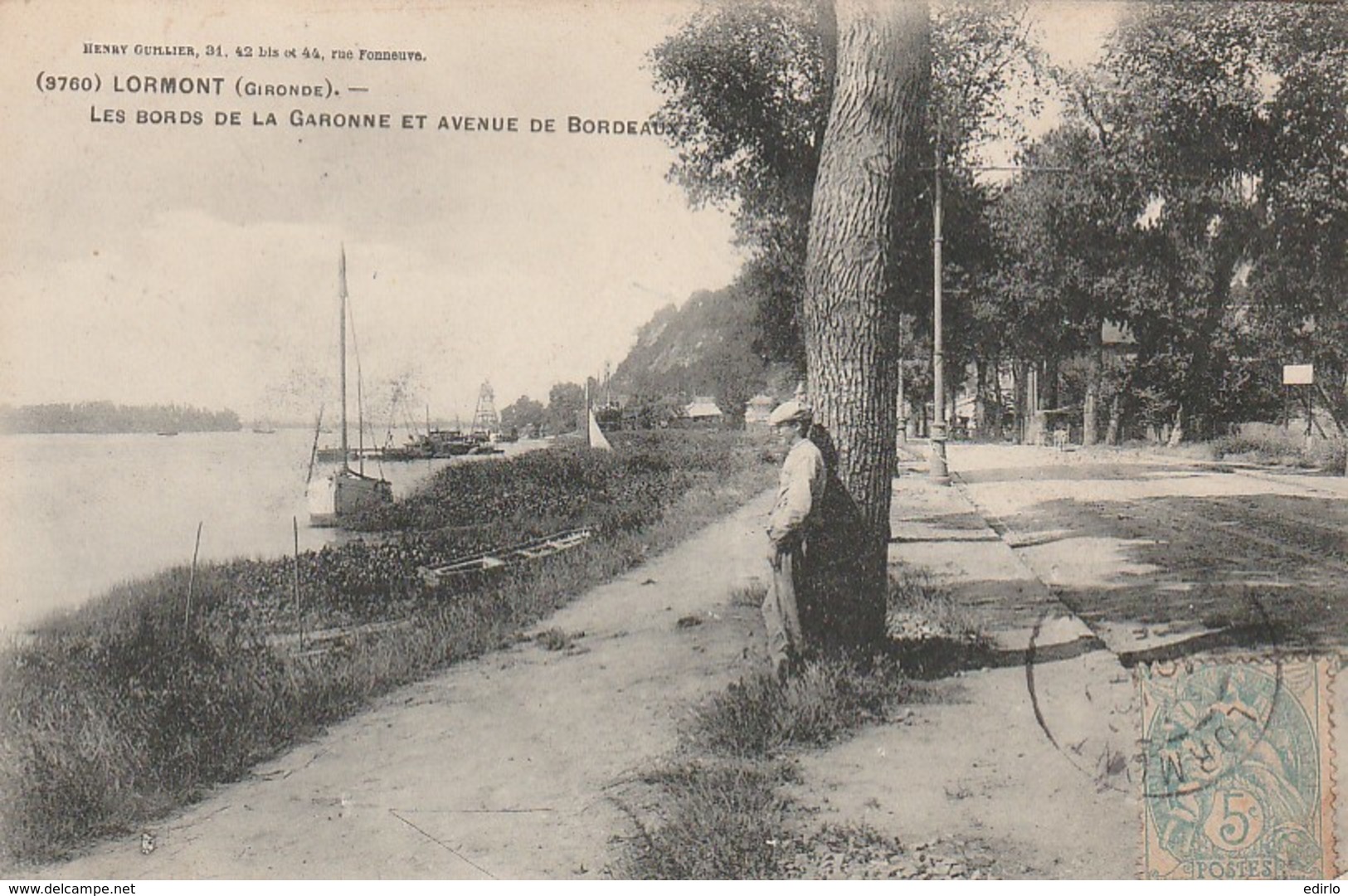 *** 33  *** Bordeaux   LORMONT  Les Bords De La Garonne Et Avenue De Bordeaux TTB - Autres & Non Classés