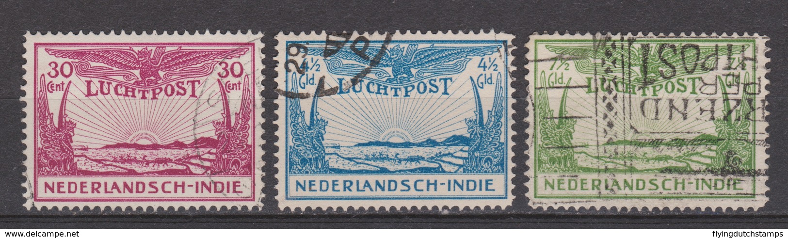 Nederlands Indie Dutch Indies Luchtpost 14-16 MLH ; Flugzeug, Avion, Vliegtuig, Aeroplane, Airplane 1931 - Vliegtuigen