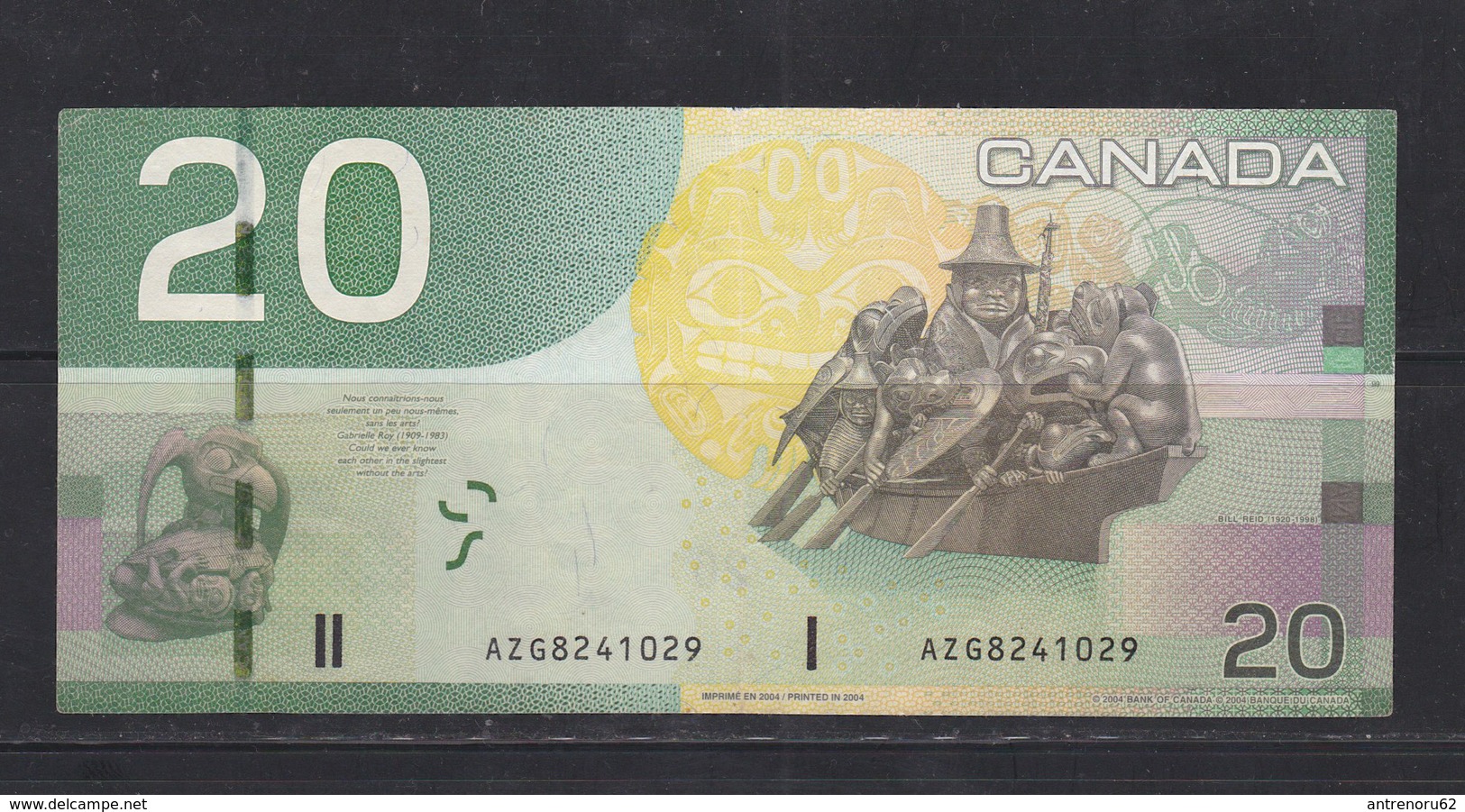 CANADA-20-DOLLARS-CIRCULATED-SEE-SCAN - Canada