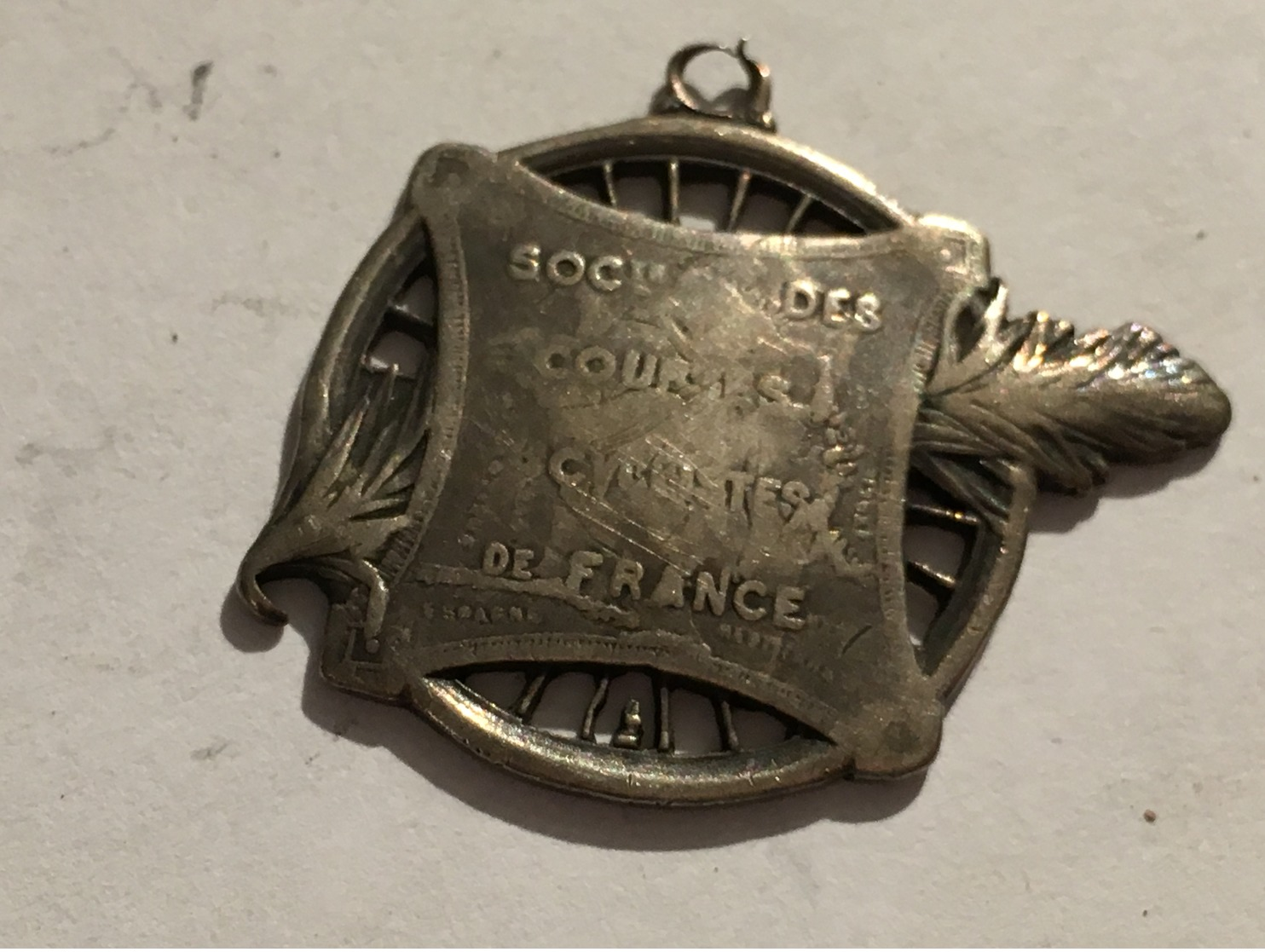 272/ MEDAILLE ARGENT ? SOCIETES DES COURSES CYCLISTES DE FRANCE - Cyclisme