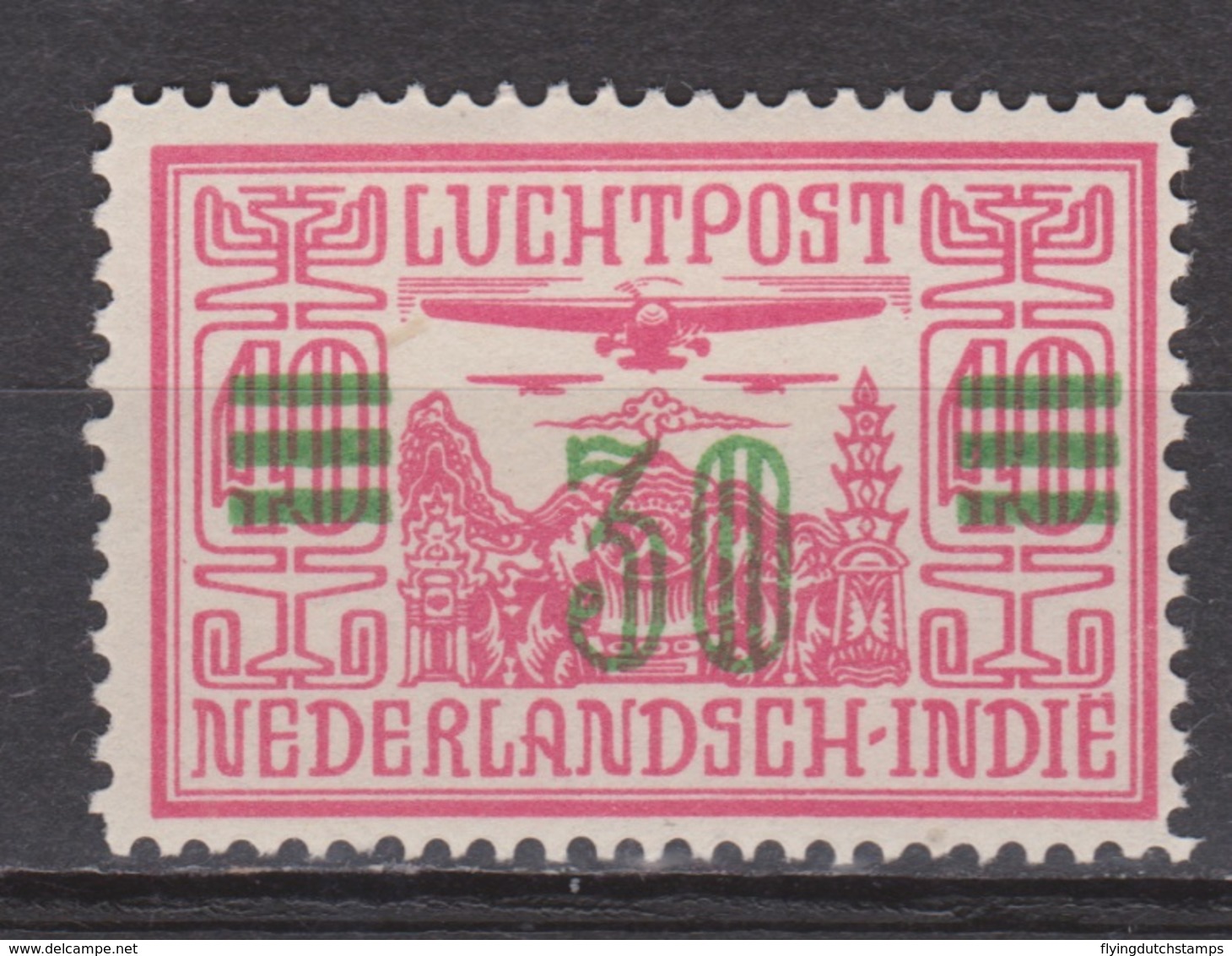 Nederlands Indie Dutch Indies Luchtpost 12 MNH ; Flugzeug, Avion, Vliegtuig, Aeroplane, Airplane 1930 - Vliegtuigen