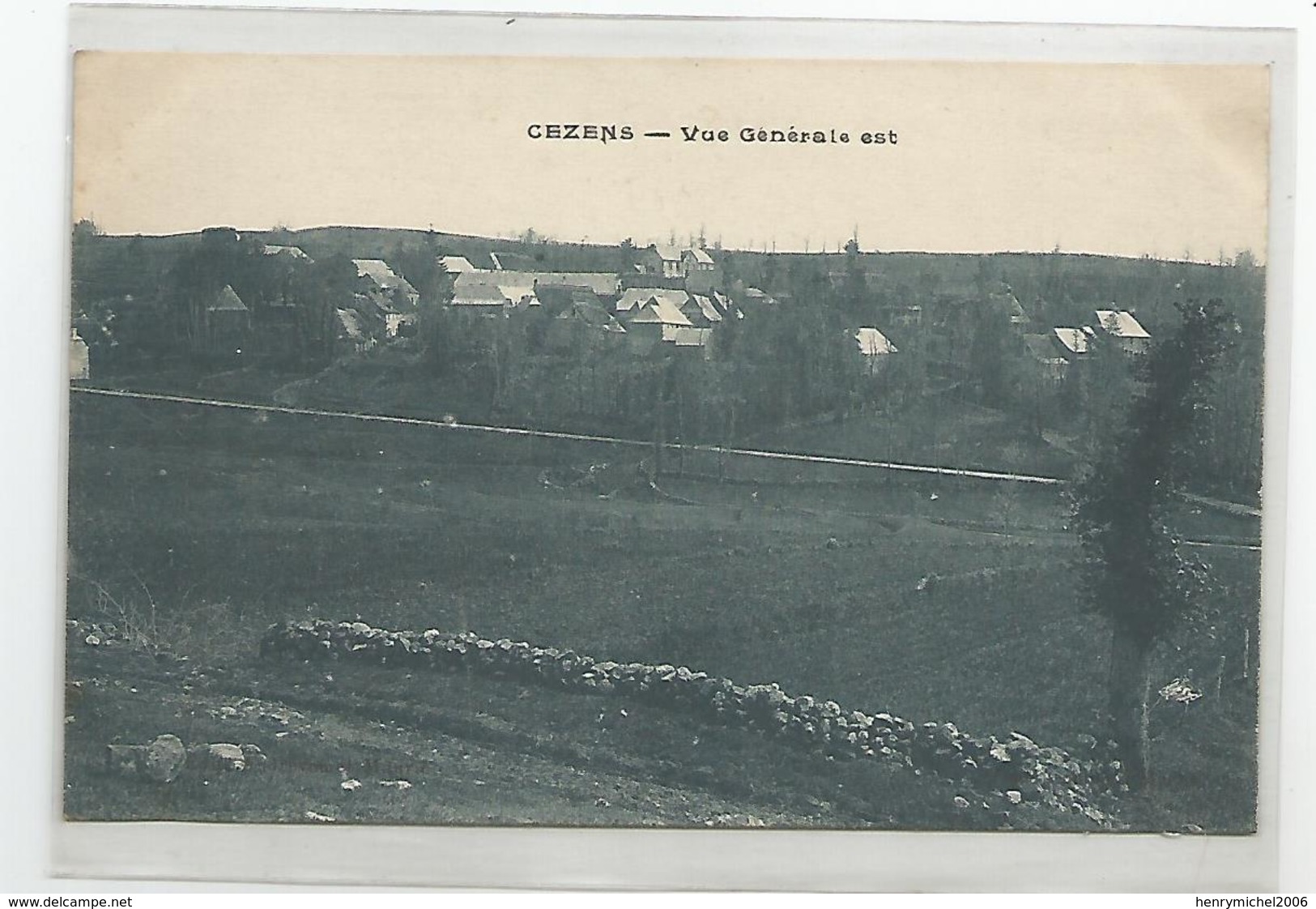 15 Cantal - Cezens Vue Générale Est , 1927 - Other & Unclassified