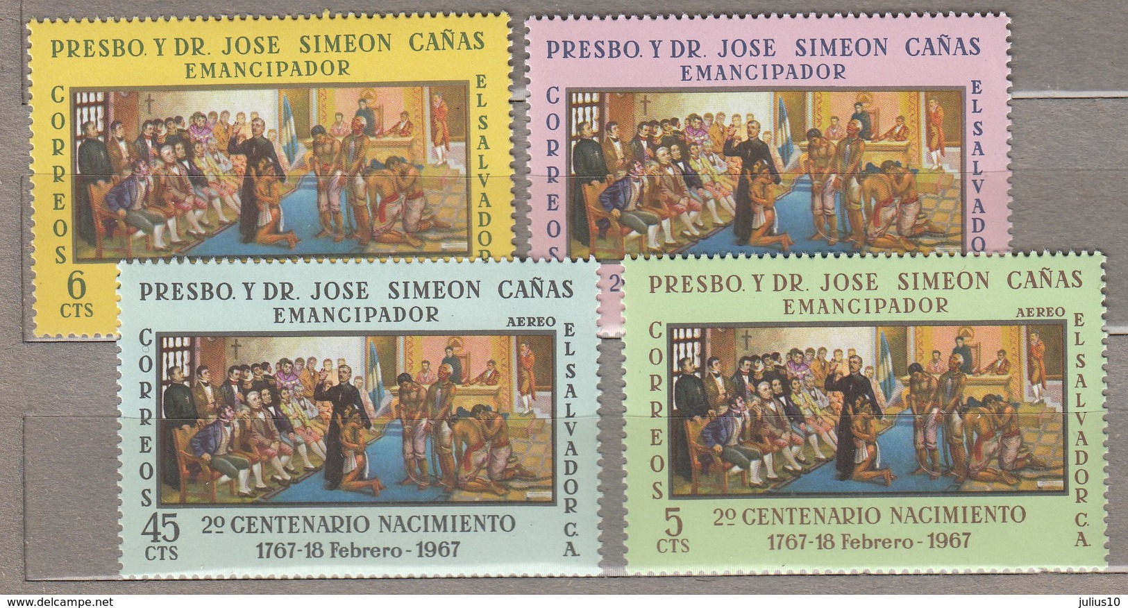 EL SALVADOR 1967 Painting  MNH (**) Mi 934-937 #23673 - Salvador