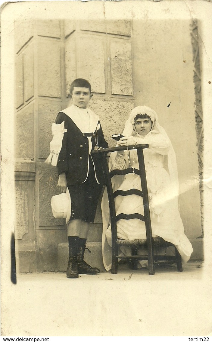 ( CARTE PHOTO )(ENFANTS  )(AIN REGADA )( ALGERIE )( 1921 ) - Lieux