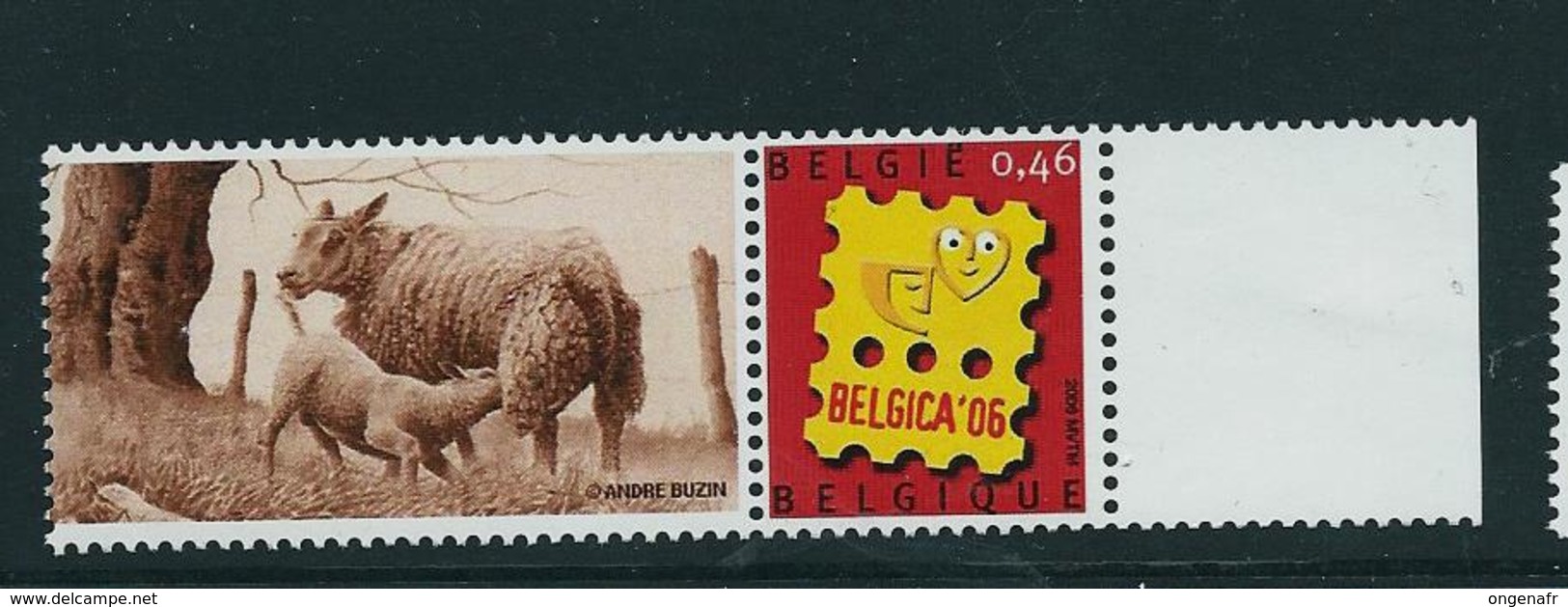 Duostamps Buzin  Mouton Et Petit De 2006    (**) - 1985-.. Oiseaux (Buzin)