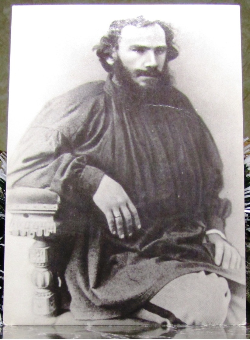 Leo Tolstoy In 1856 Real Photo USSR Postcard - Writers