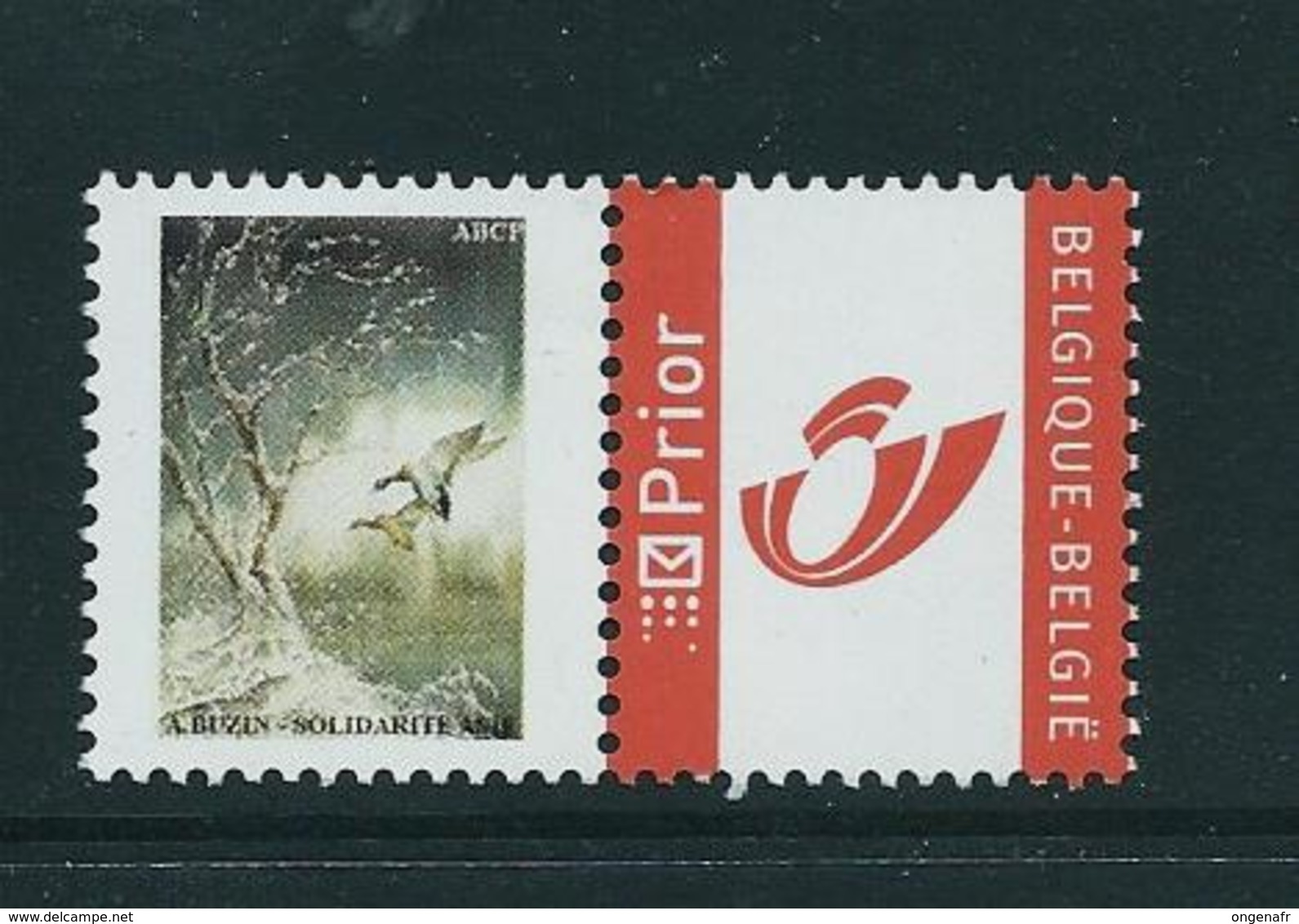 Duostamps Buzin  Solidarité   (**) - 1985-.. Oiseaux (Buzin)