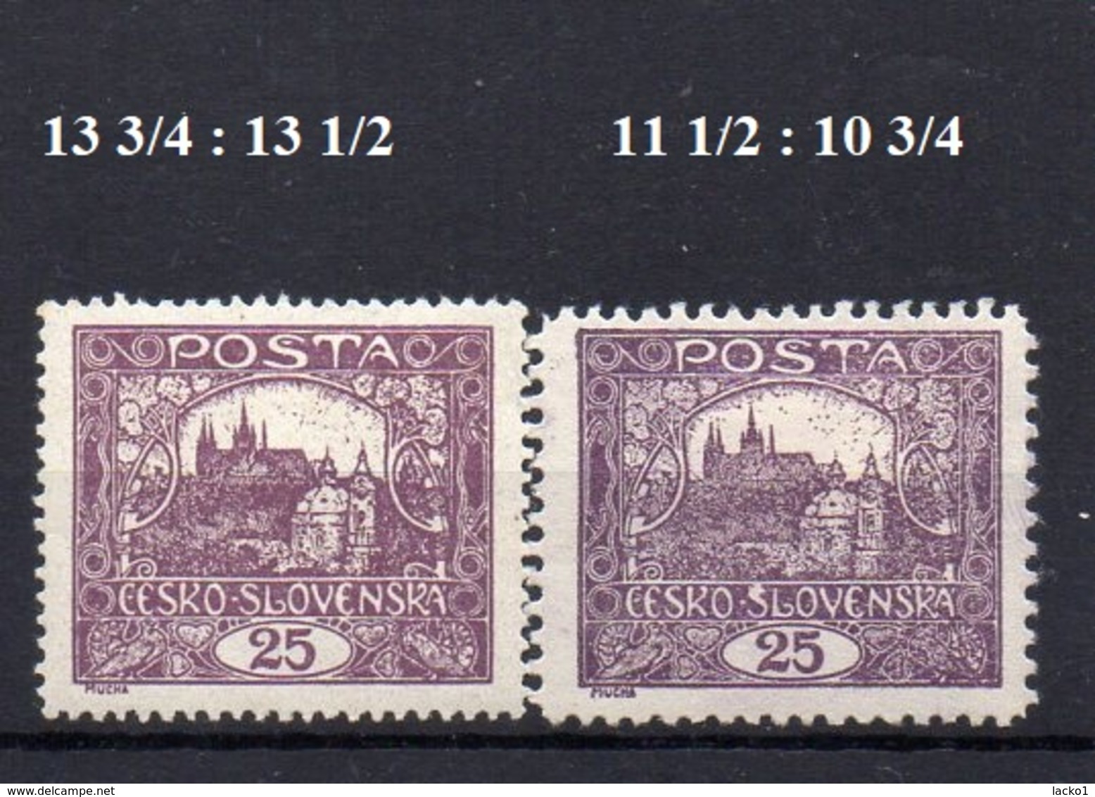 CZECHOSLOVAKIA  1918+ , MH  ,  HRADCANY 25H - Neufs