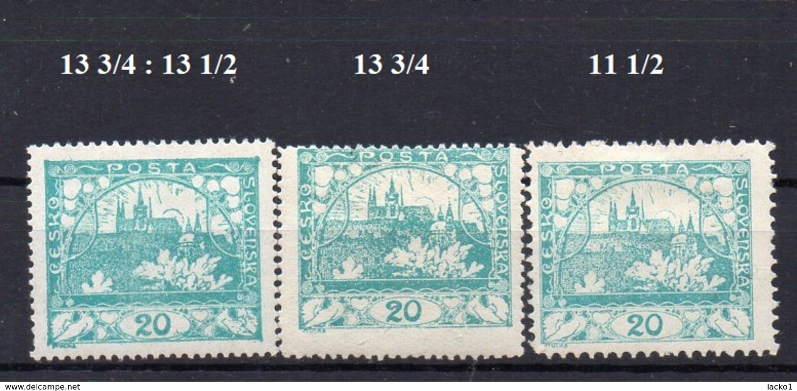 CZECHOSLOVAKIA  1918+ , MH  ,  HRADCANY 20H - Neufs