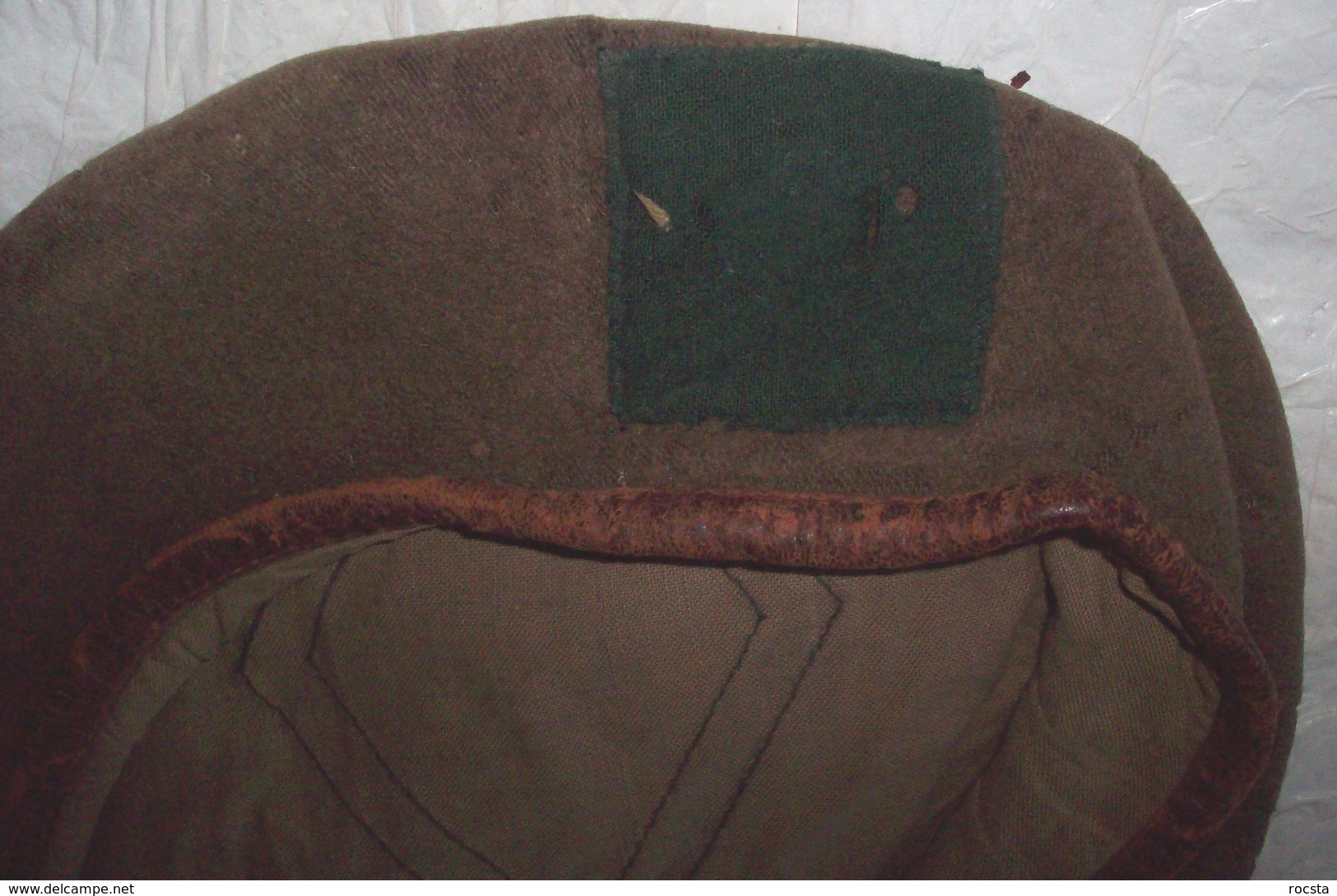 Antique Army Khaki Beret - Headpieces, Headdresses