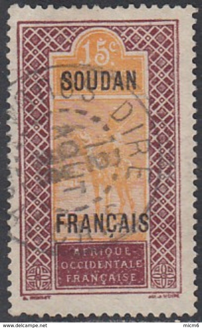 Soudan Français 1920-1944 - Dire Sur N° 25 (YT) N° 25 (AM). Oblitération De 1926. - Used Stamps