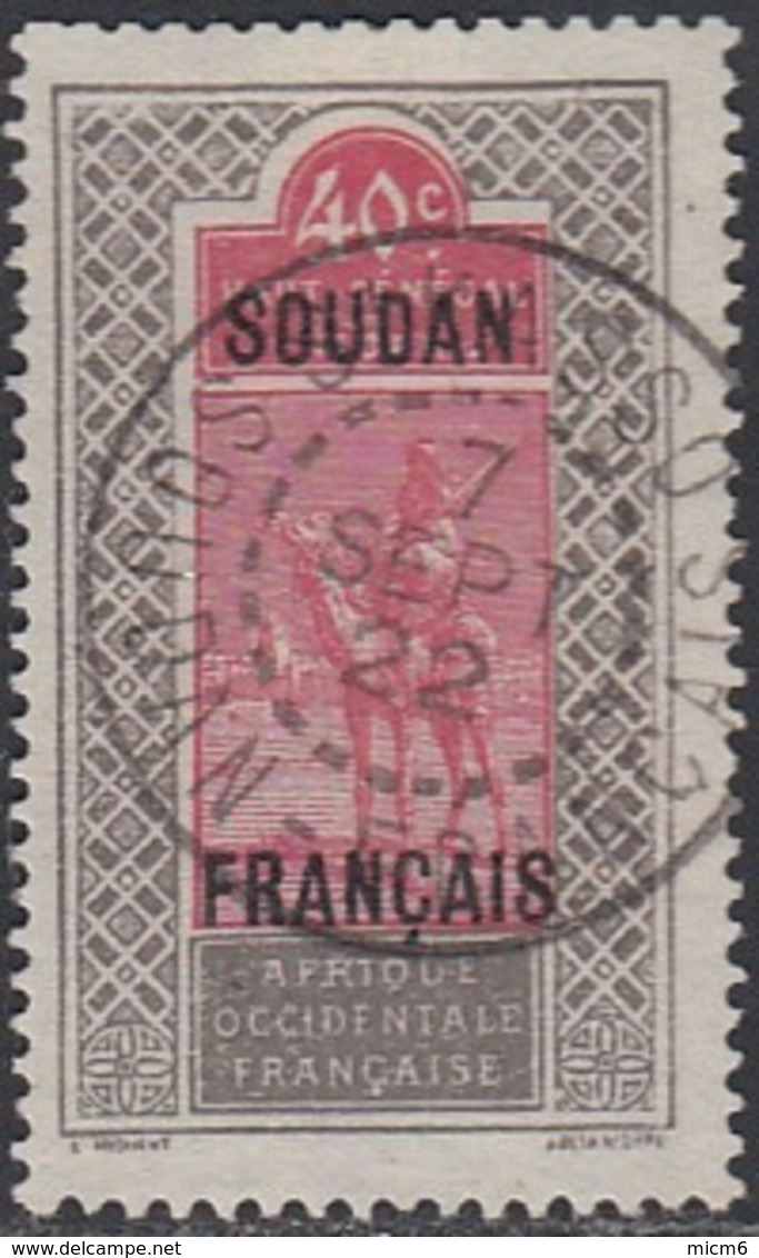 Soudan Français 1920-1944 - Sikasso Sur N° 30 (YT) N° 30 (AM). Oblitération De 1922. - Used Stamps