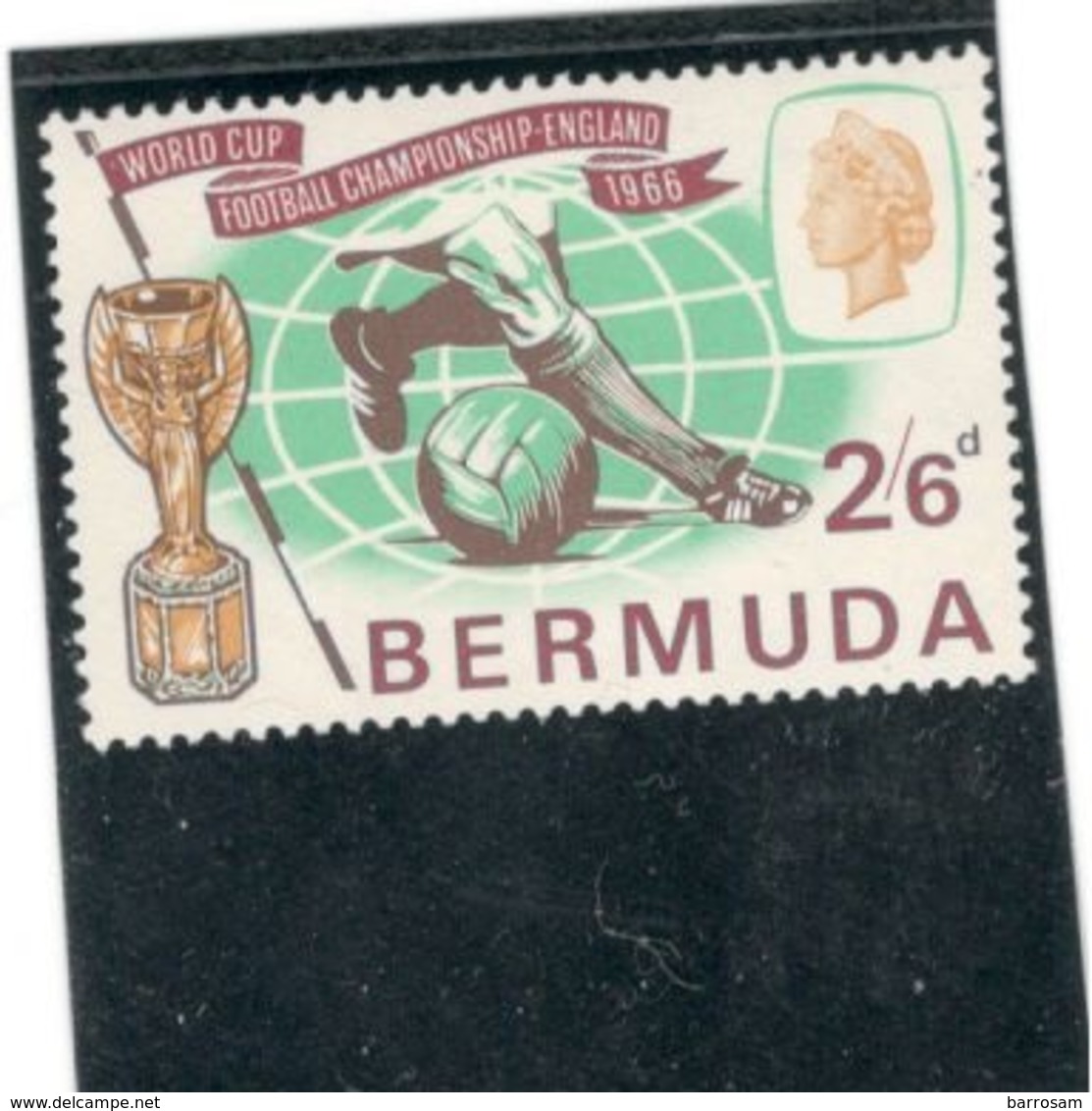 BERMUDA1966:Michel194-5 Mnh** SOCCER - Bermudes