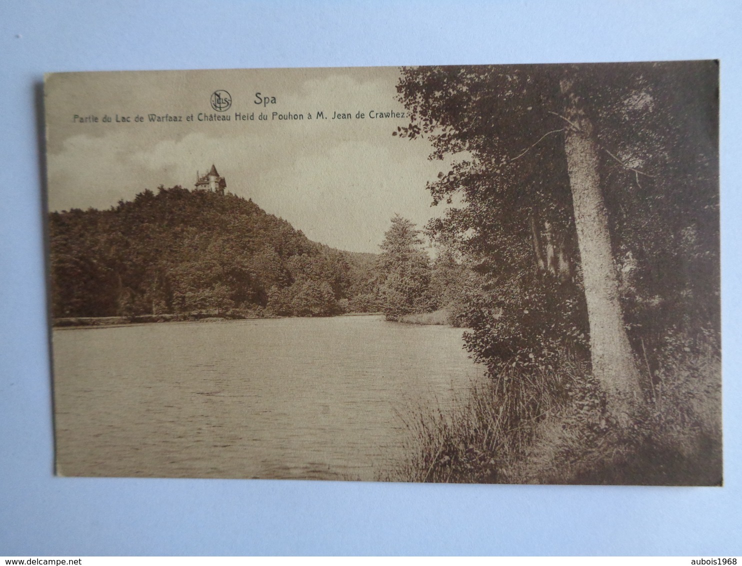 Spa - Partie Du Lac De Warfaaz Et Château Heid Du Pouhon à M. Jean De Crawhez - Spa