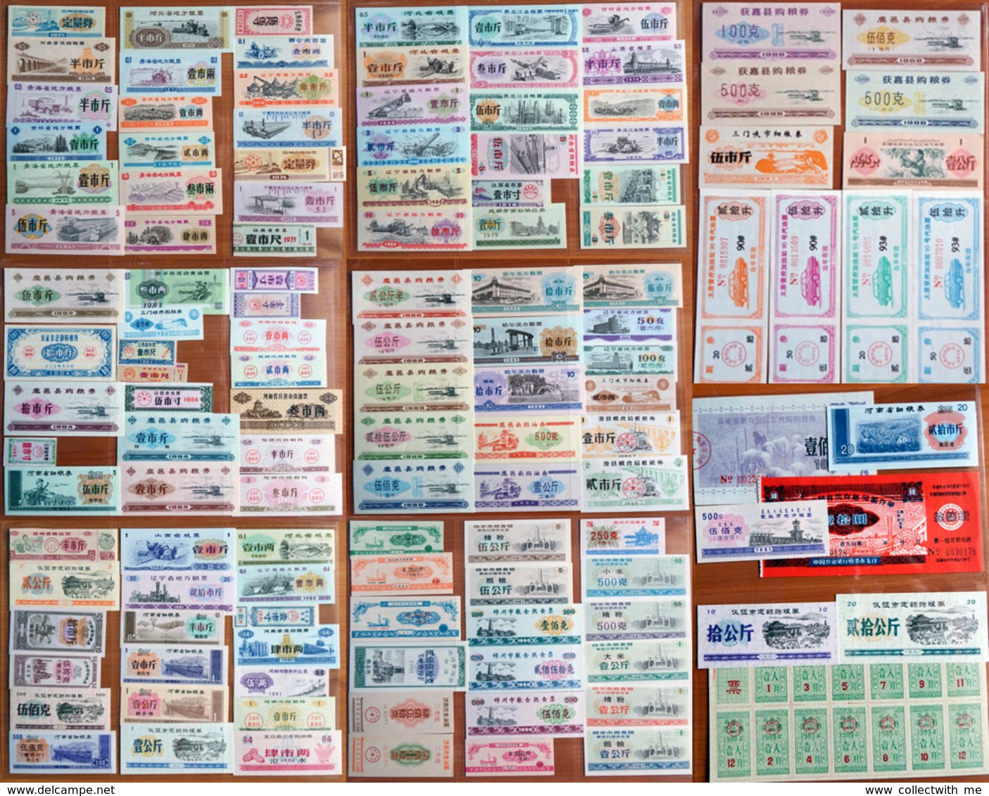 China Food Coupons 130+ 1973-2003 - Chine