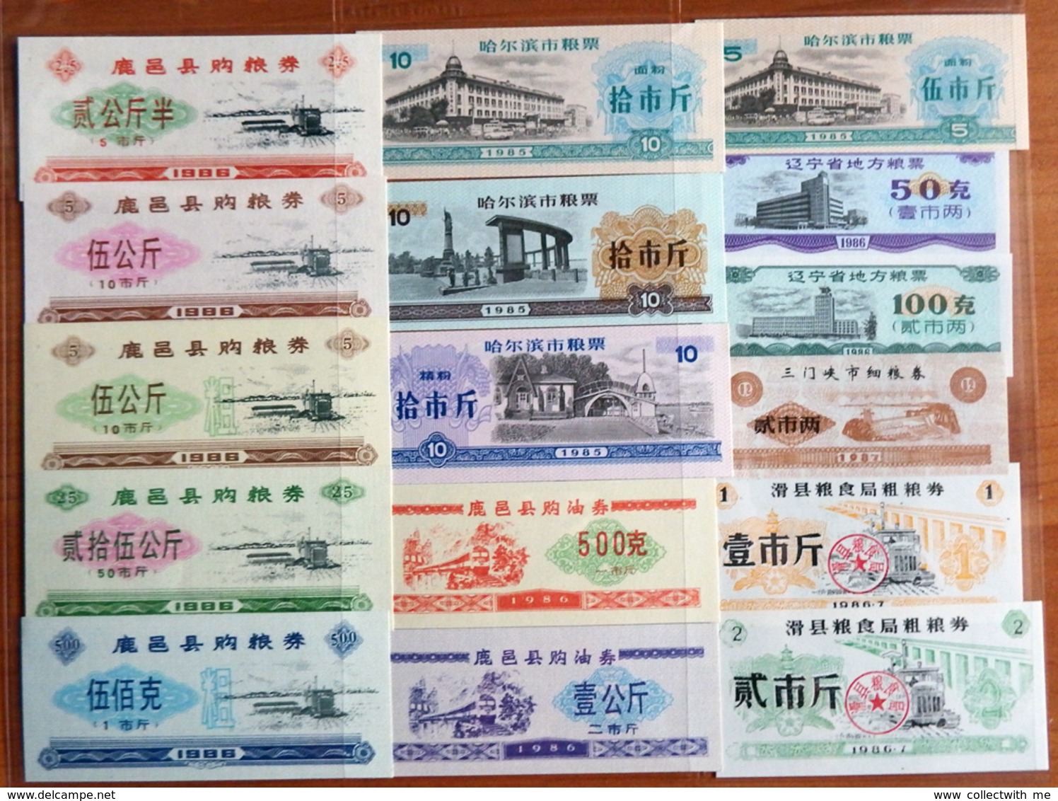 China food coupons 130+ 1973-2003