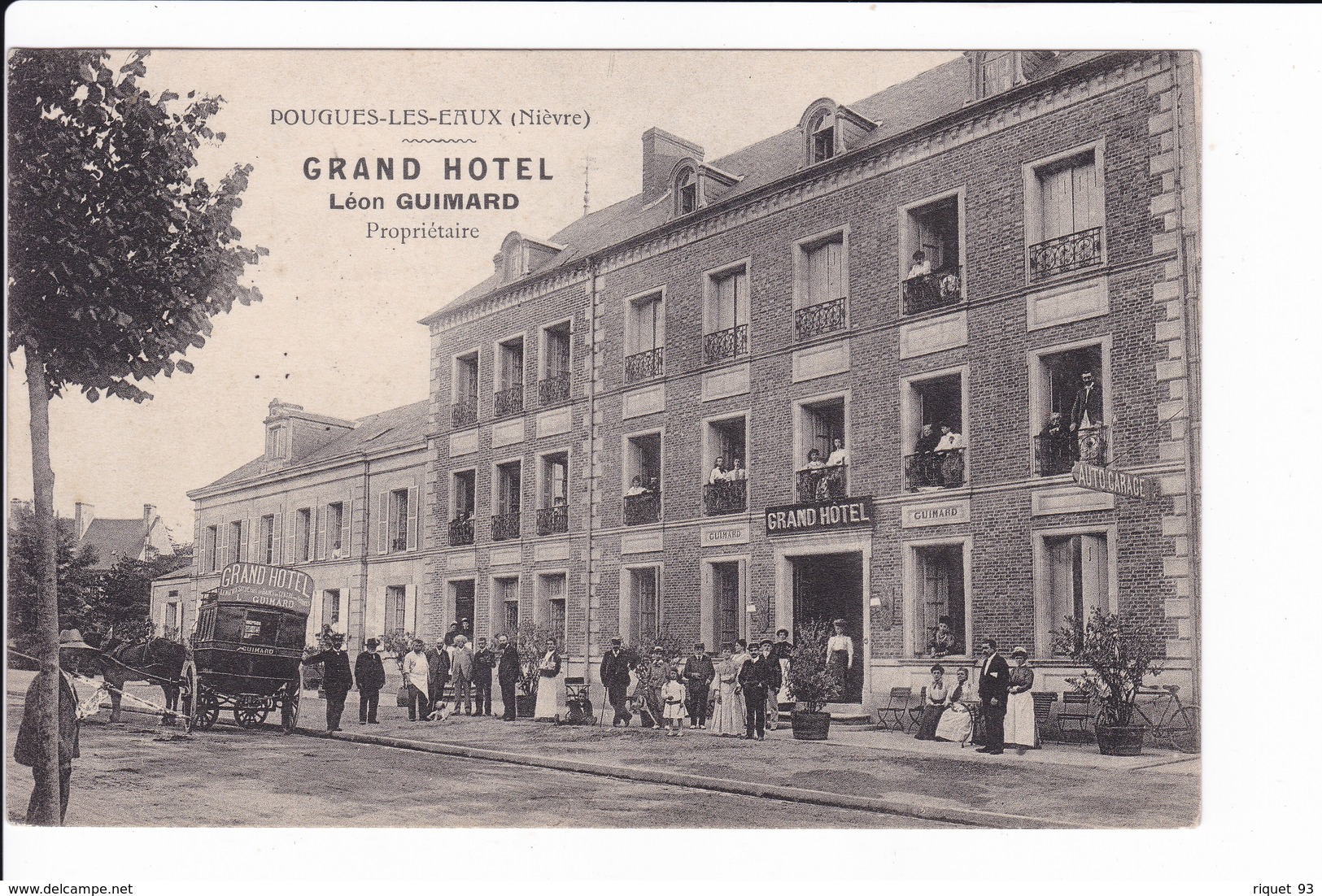 POUGUES-les-EAUX - GRAND HOTEL - Léon GUIMARD Propriètaire - Pougues Les Eaux