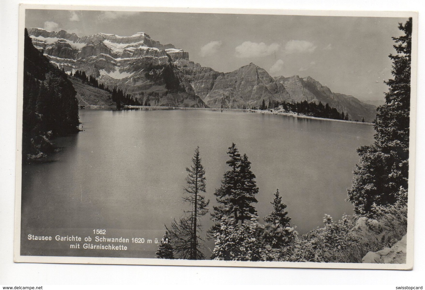 SCHWANDEN Stausee Garichte Gel. 1934 V. Ziegelbrücke N. Bönigen - Schwanden